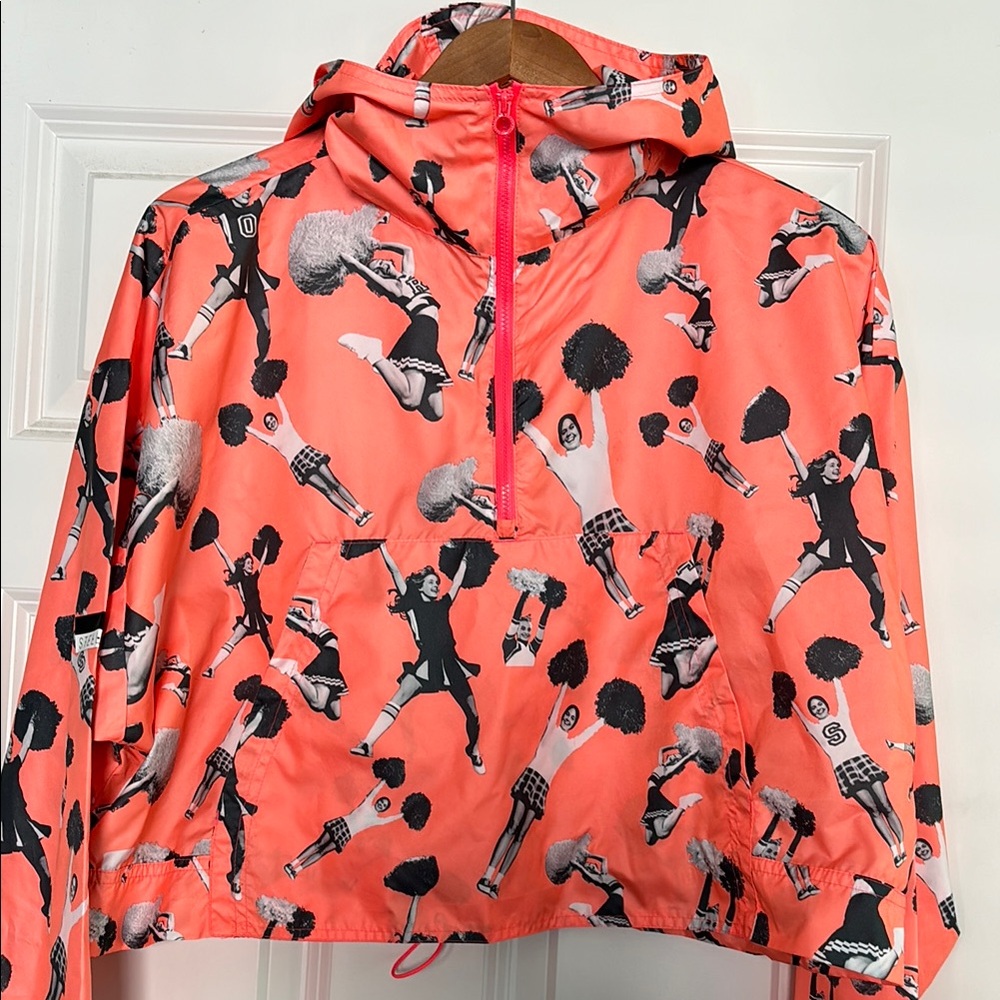 Stella McCartney x Adidias Cropped Cheerleader Print Jacket Small - Picture 2 of 16